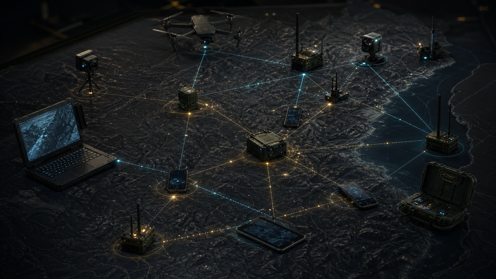 EdgeLance mesh network of field devices and sensors